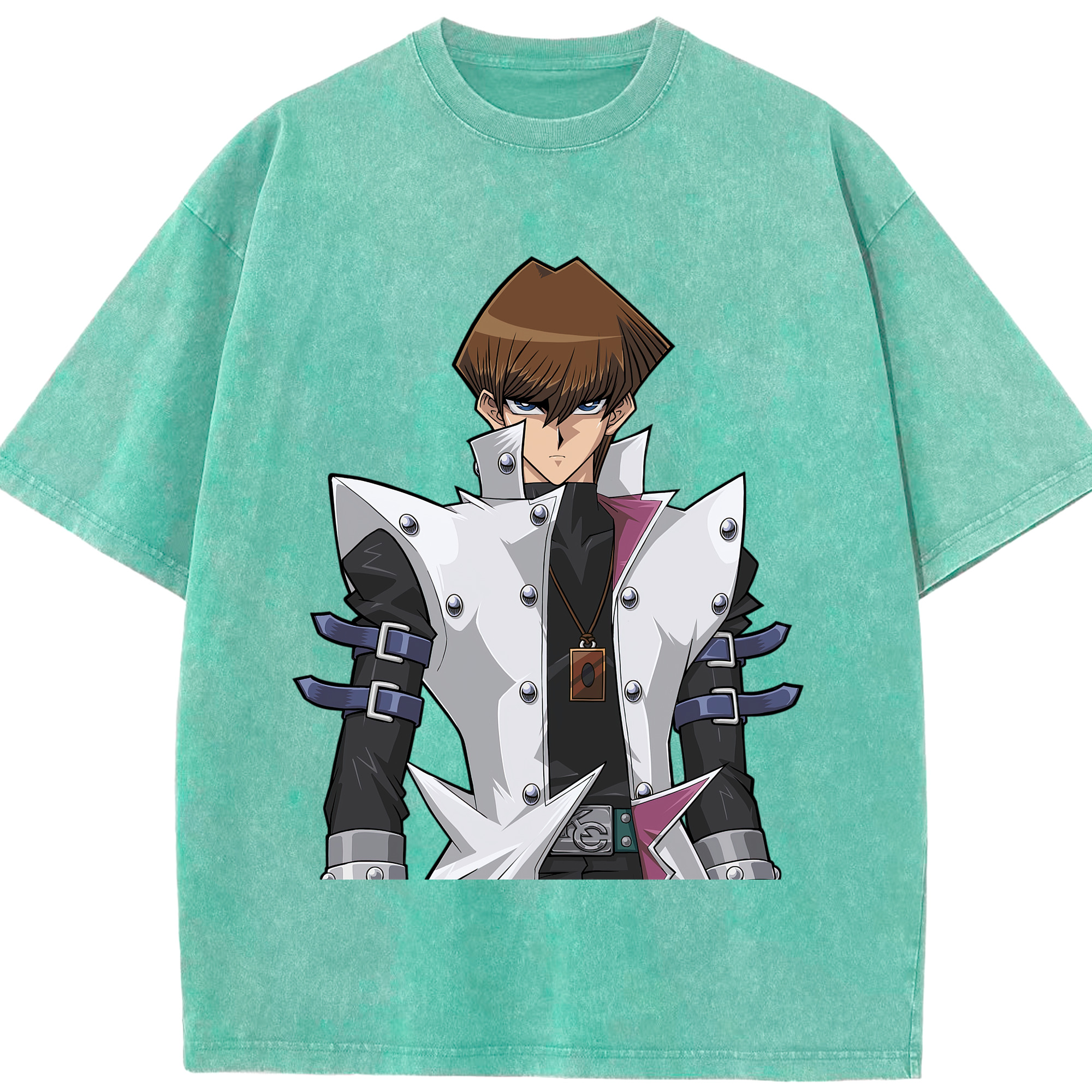 （画像用） 遊☆戯☆王 Yu-Gi-Oh! 綿100% ヴィンテージ風 半袖Tシャツ（フロントプリント）